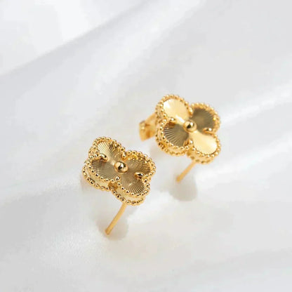 [⭐Glow]CLOVER MEDIUM 1 MOTIFS LASER EARRINGS