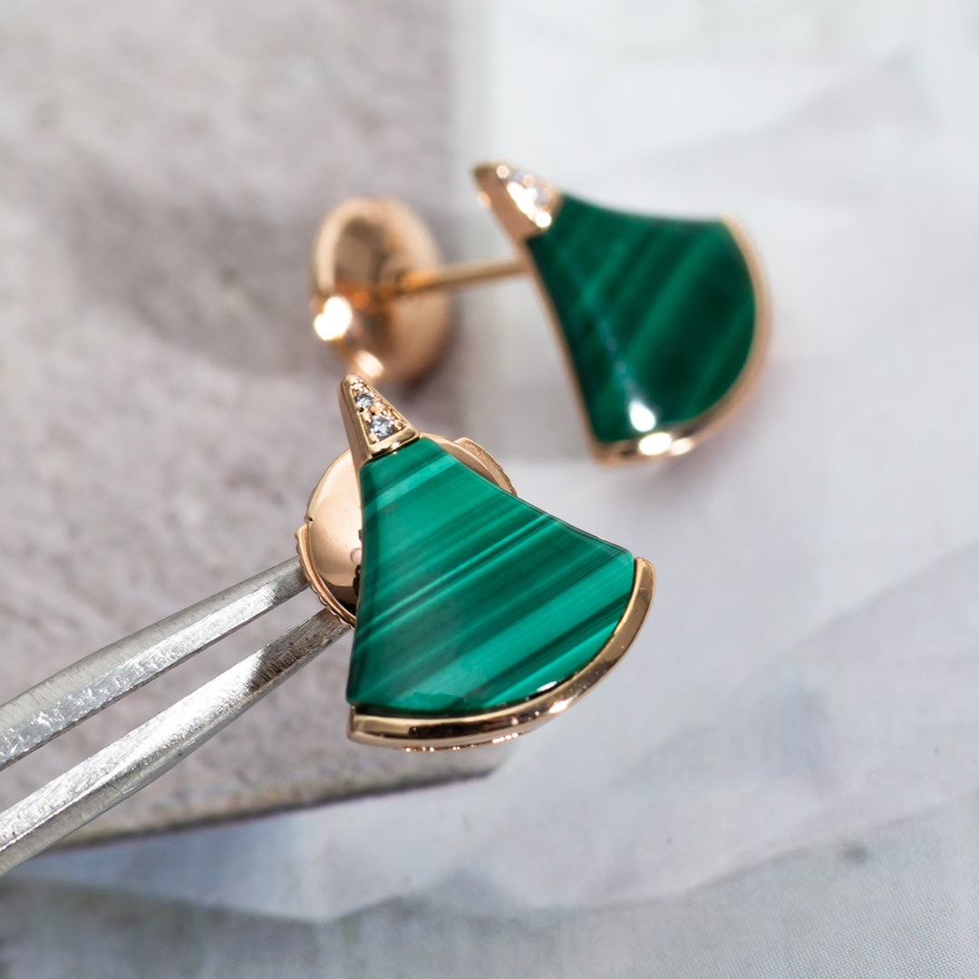 [⭐Glow]DIVAS DREAM EARRINGS PINK GOLD
