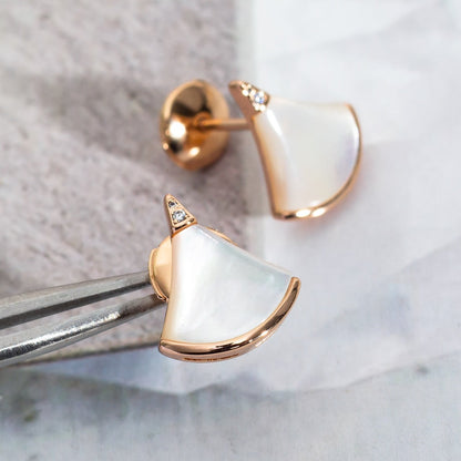 [⭐Glow]DIVAS DREAM EARRINGS PINK GOLD