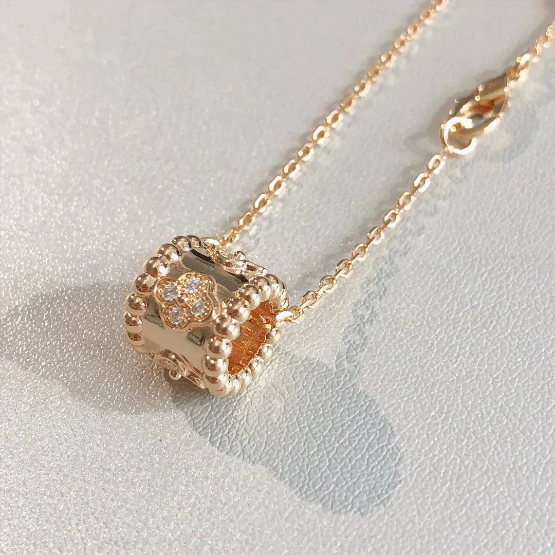 [⭐Glow]PERLEE PEDANT NECKLACE GOLD / ROSE GOLD