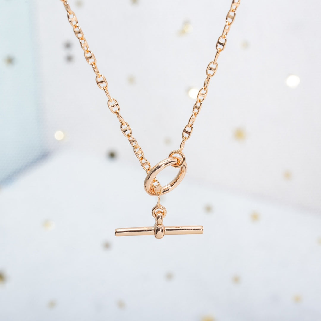 [⭐Glow]ECHAPPEE NECKLACE PINK GOLD