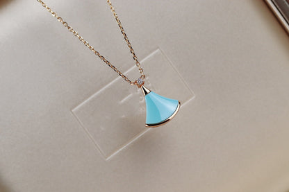 [⭐Glow]DREAM NECKLACE TURQUOISE PINK GOLD