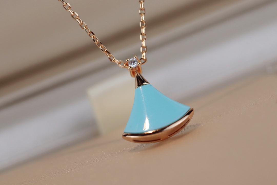 [⭐Glow]DREAM NECKLACE TURQUOISE PINK GOLD