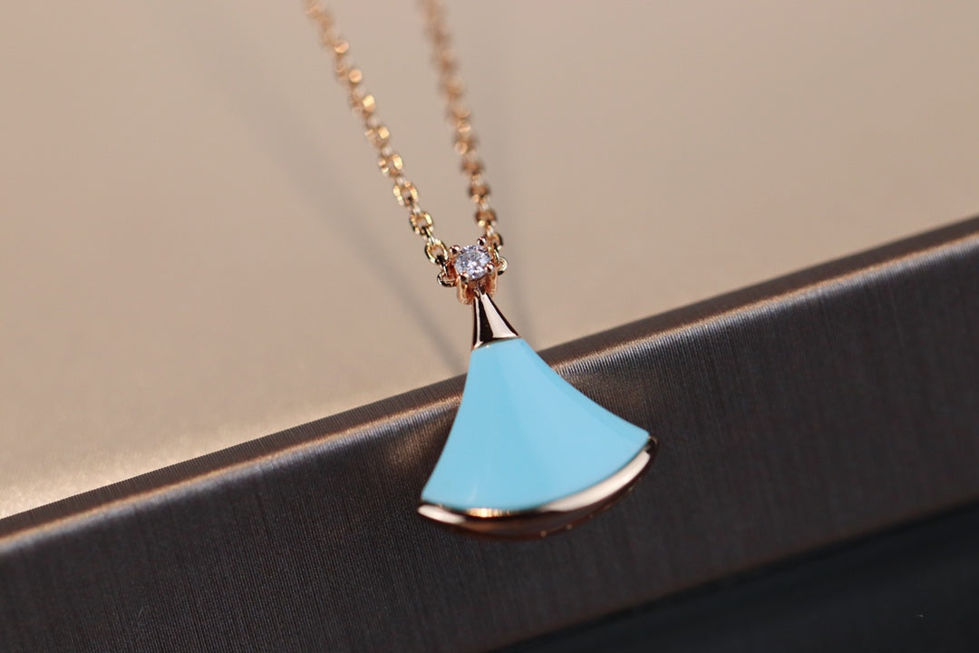 [⭐Glow]DREAM NECKLACE TURQUOISE PINK GOLD