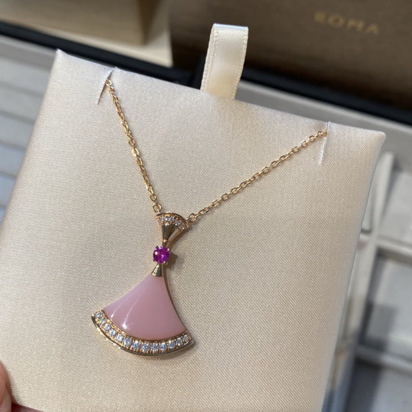 [⭐Glow]DREAM NECKLACE PINK OPAL