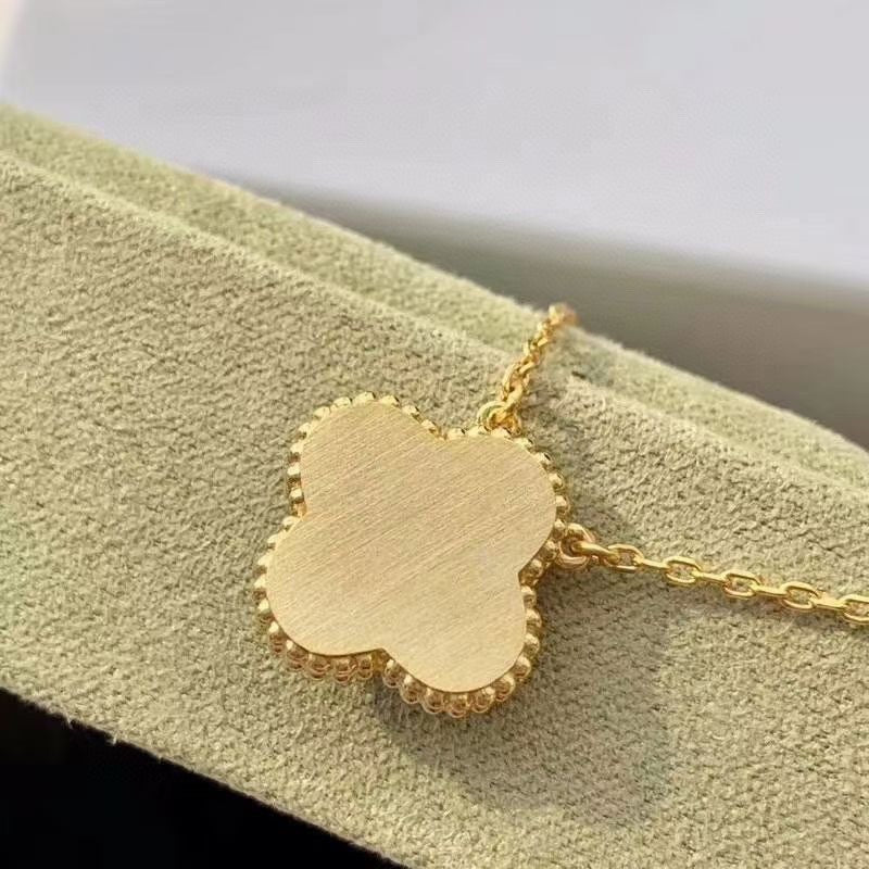 [⭐Glow]CLOVER 15MM DIAMOND TURQUOISE NECKLACE