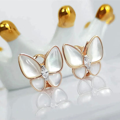 [⭐Glow]BUTTERFLY MOP DIAMOND EARRINGS