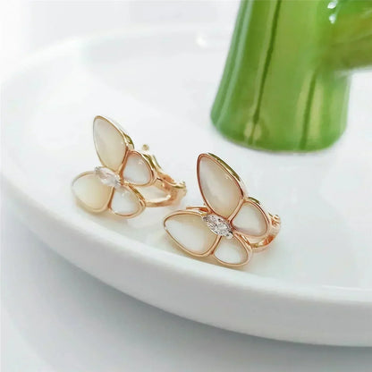 [⭐Glow]BUTTERFLY MOP DIAMOND EARRINGS
