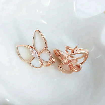 [⭐Glow]BUTTERFLY MOP DIAMOND EARRINGS