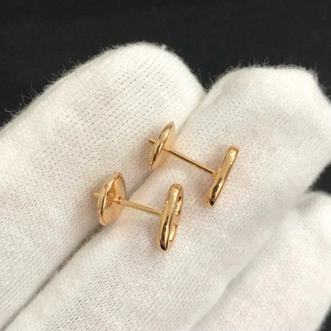 [⭐Glow]CHAINE SMALL EARRINGS GOLD AND SILVER