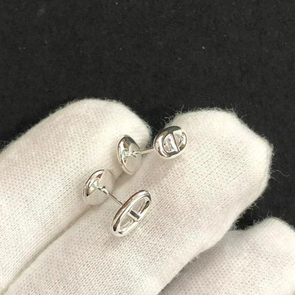 [⭐Glow]CHAINE SMALL EARRINGS GOLD AND SILVER