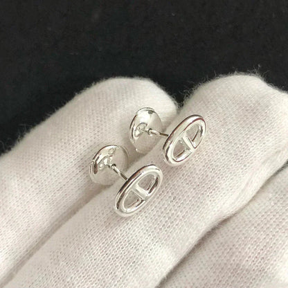 [⭐Glow]CHAINE SMALL EARRINGS GOLD AND SILVER