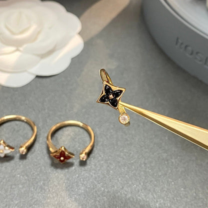 [⭐Glow]STAR 1 DIAMOND OPEN RING