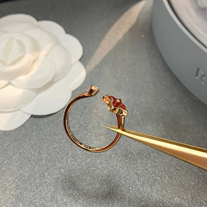 [⭐Glow]STAR 1 DIAMOND OPEN RING