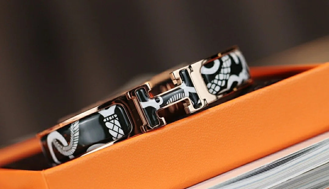 [⭐Glow]H TARTAN BRACELET 12MM