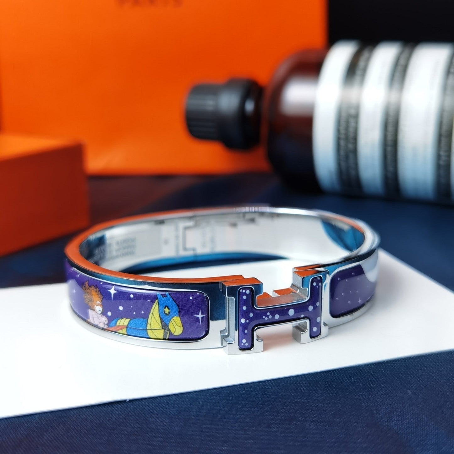 [⭐Glow]H STAR AND MOON BRACELET 12MM