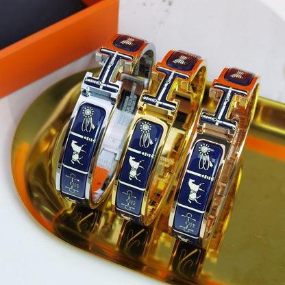 [⭐Glow]H COUVERTURES DARK BLUE BRACELET