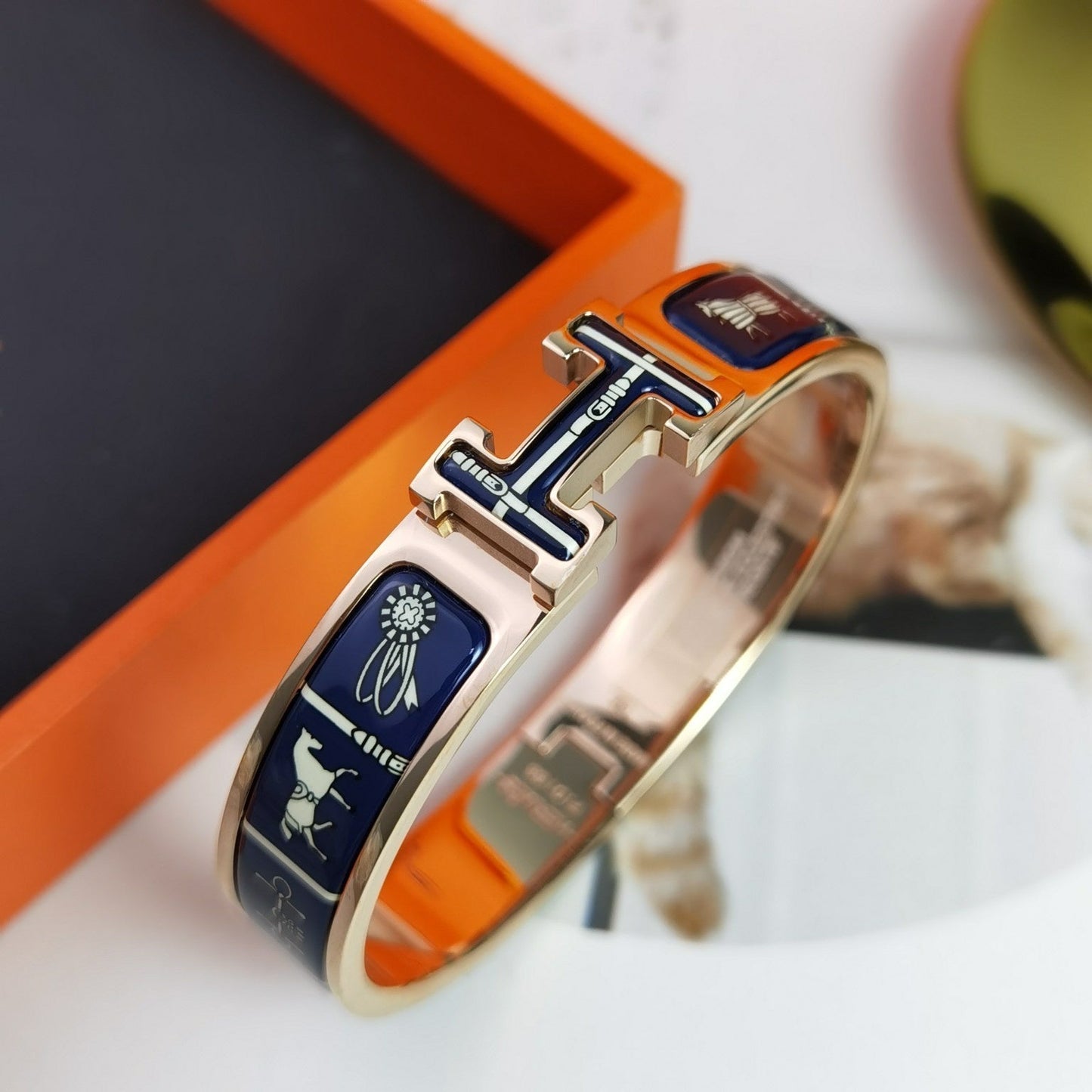 [⭐Glow]H COUVERTURES DARK BLUE BRACELET