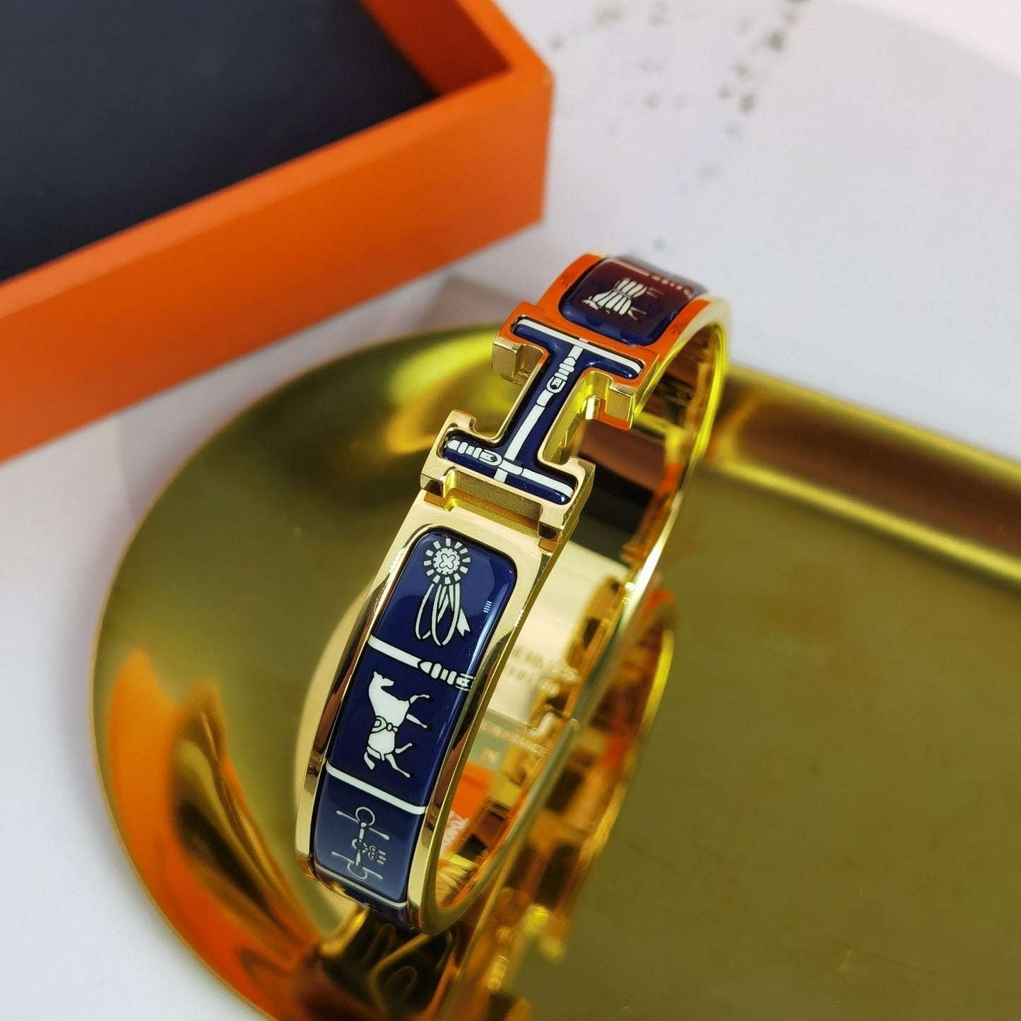 [⭐Glow]H COUVERTURES DARK BLUE BRACELET