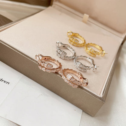 [⭐Glow]SERPENTI EARRINGS DIAMOND