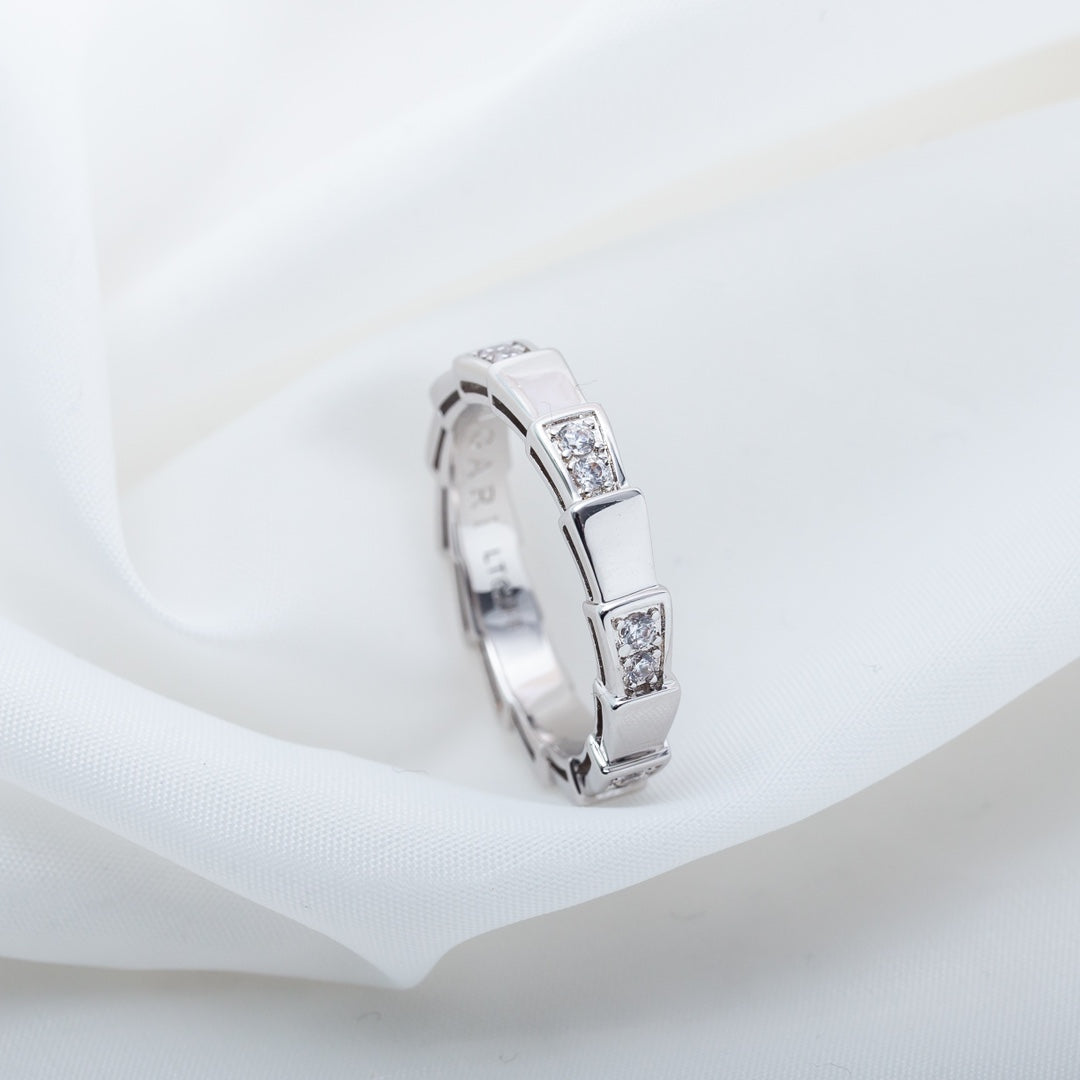 [⭐Glow]SERPENTI RING SILVER  3MM