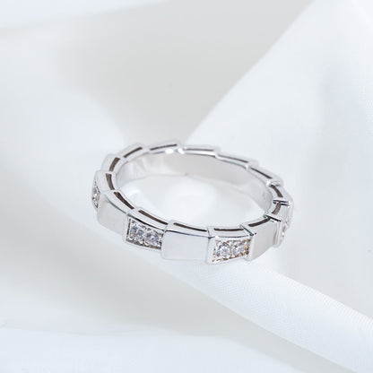 [⭐Glow]SERPENTI RING SILVER  3MM