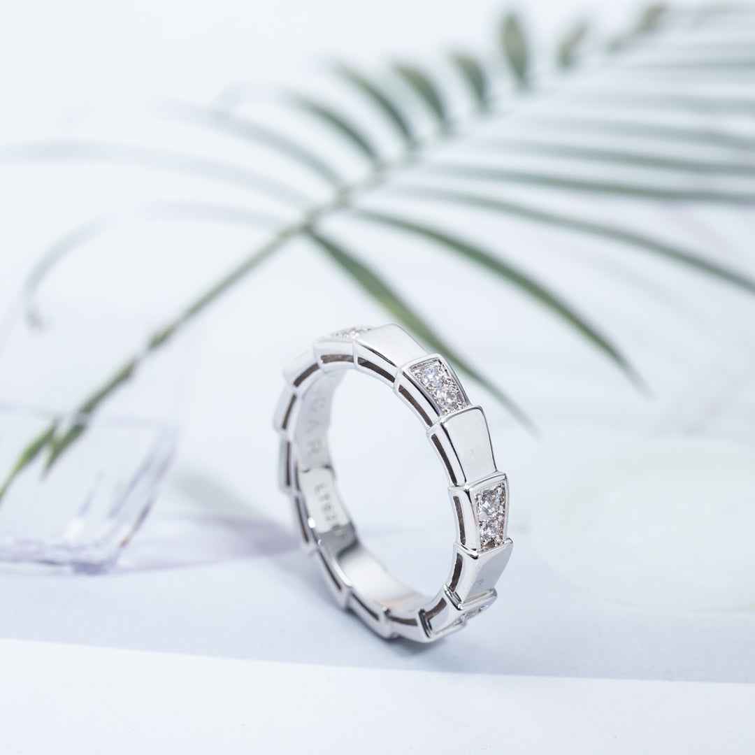 [⭐Glow]SERPENTI RING SILVER  3MM