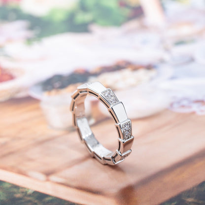 [⭐Glow]SERPENTI RING SILVER  3MM