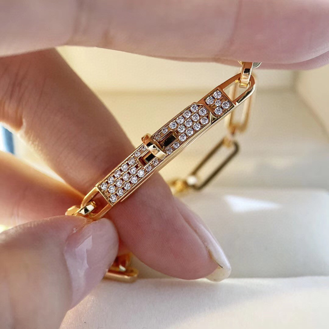 [⭐Glow]CHAINE BRACELET SMALL MODEL DIAMOND