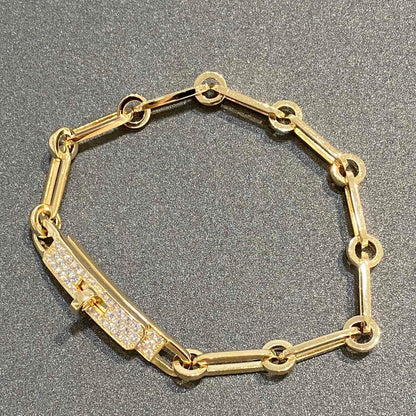[⭐Glow]CHAINE BRACELET SMALL MODEL DIAMOND