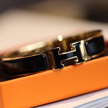 [⭐Glow]H BRACELET 12MM GOLD