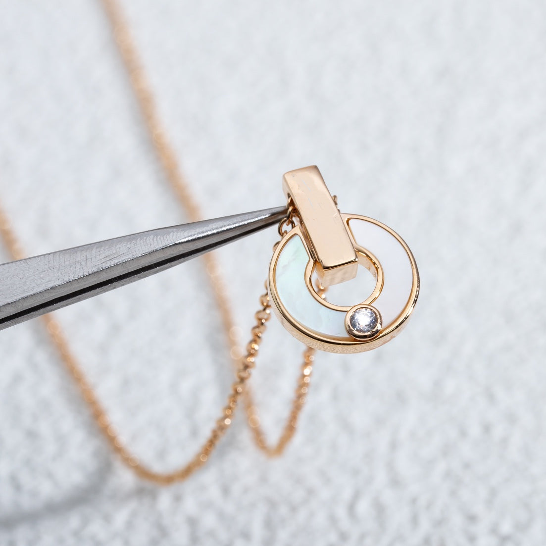 [⭐Glow]GARI NECKLACE PINK GOLD MOP