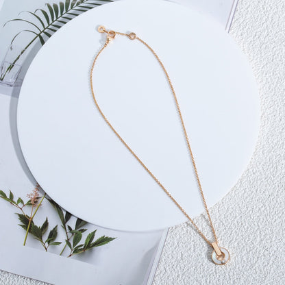[⭐Glow]GARI NECKLACE PINK GOLD MOP