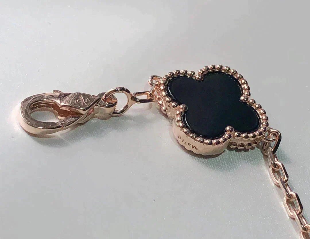 [⭐Glow]CLOVER 5 MOTIFS MULTICOLOR BRACELET