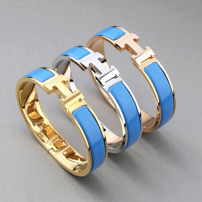 [⭐Glow]H BRACELET TURQUOISE 12MM