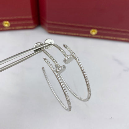[⭐Glow]JUSTE EARRINGS FULL DIAMONDS 1.8MM