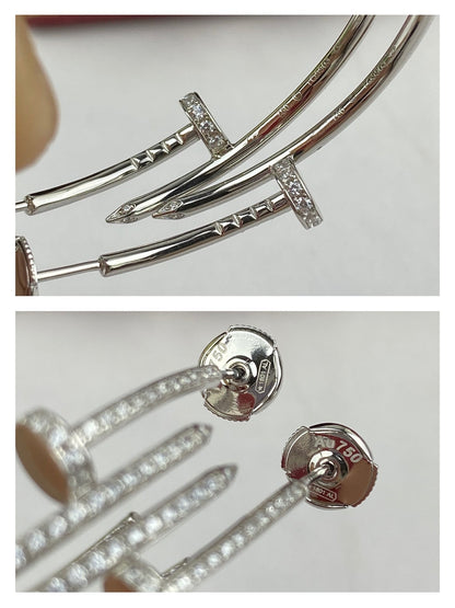 [⭐Glow]JUSTE EARRINGS FULL DIAMONDS 1.8MM