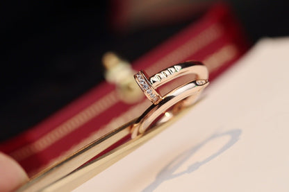 [⭐Glow]JUSTE RING 2.65MM PINK GOLD DIAMOND