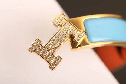 [⭐Glow]H CLOUD BLUE BRACELET GOLD DIAMOND