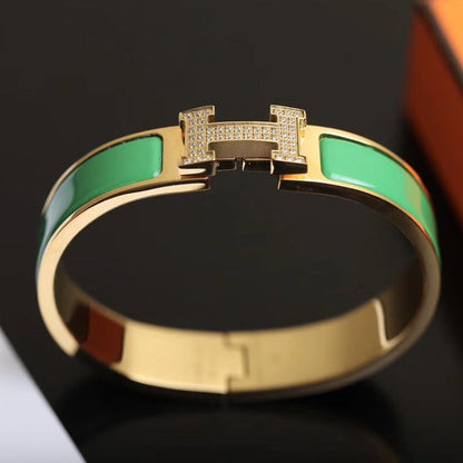 [⭐Glow]H BRACELET GOLD DIAMOND