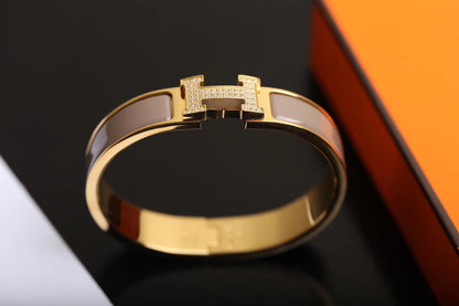 [⭐Glow]H BRACELET GOLD DIAMOND
