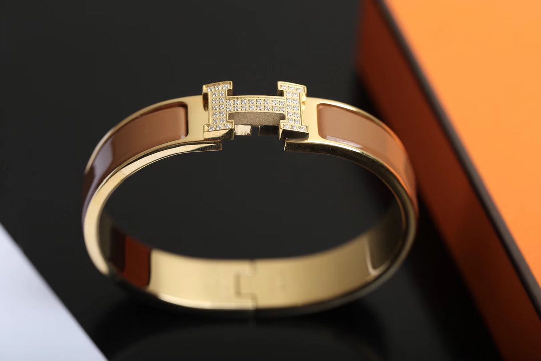[⭐Glow]H BRACELET GOLD DIAMOND