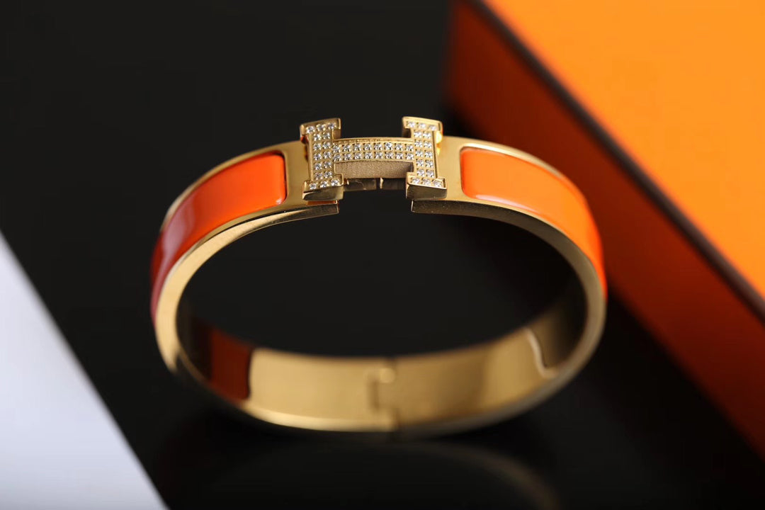 [⭐Glow]H BRACELET GOLD DIAMOND