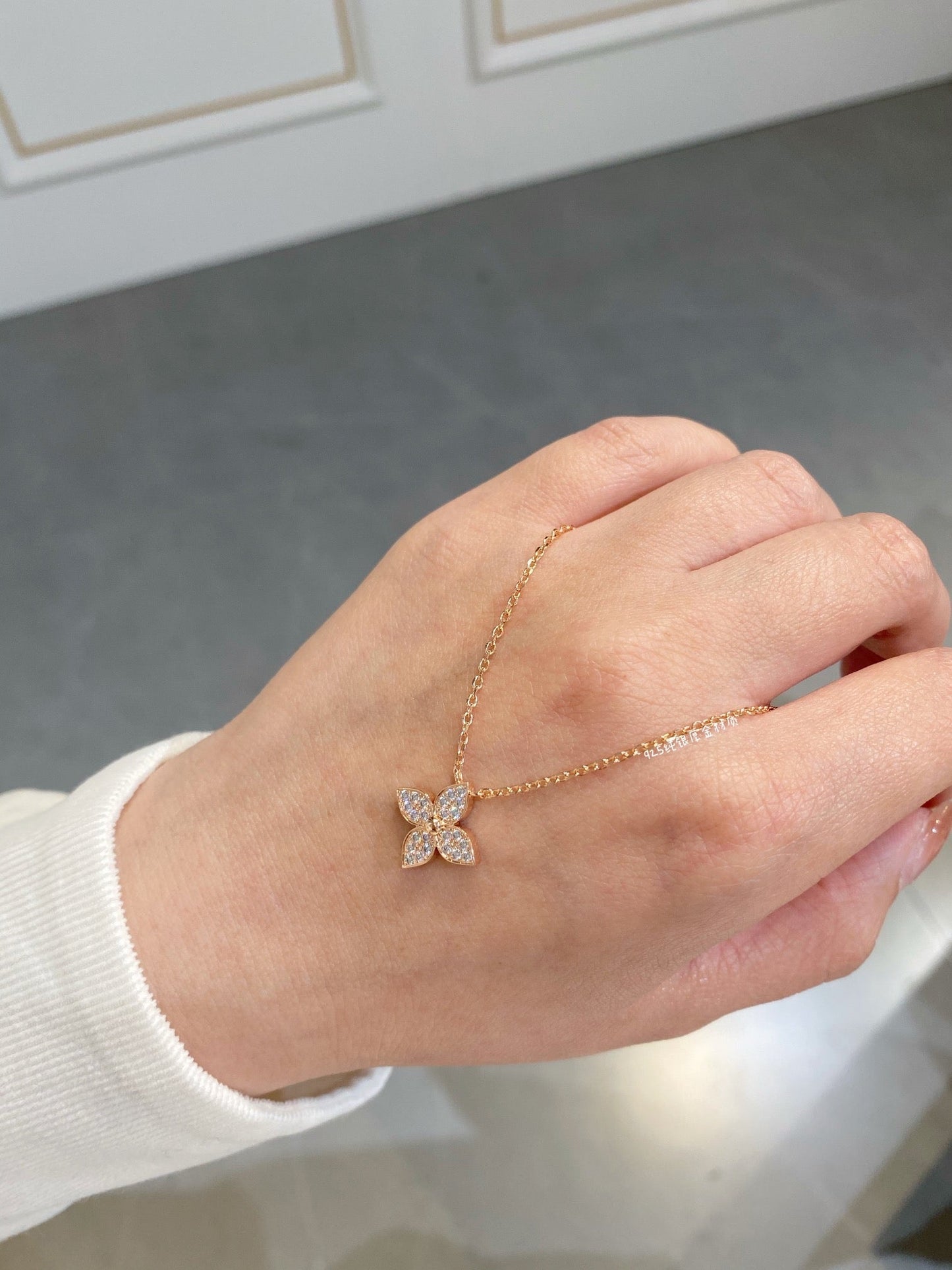 [⭐Glow]STAR DIAMOND NECKALCE