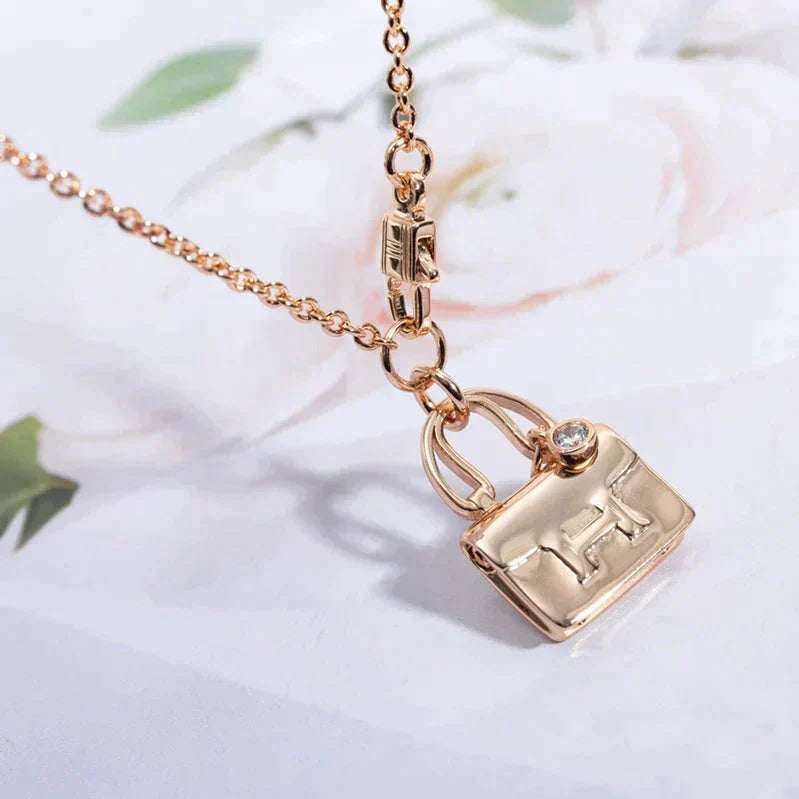 [⭐Glow]AMULETTE PEDANT ROSE GOLD NECKLACE