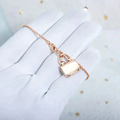 [⭐Glow]AMULETTE PEDANT ROSE GOLD NECKLACE
