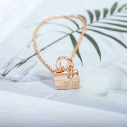[⭐Glow]AMULETTE PEDANT ROSE GOLD NECKLACE