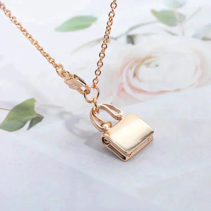[⭐Glow]AMULETTE PEDANT ROSE GOLD NECKLACE