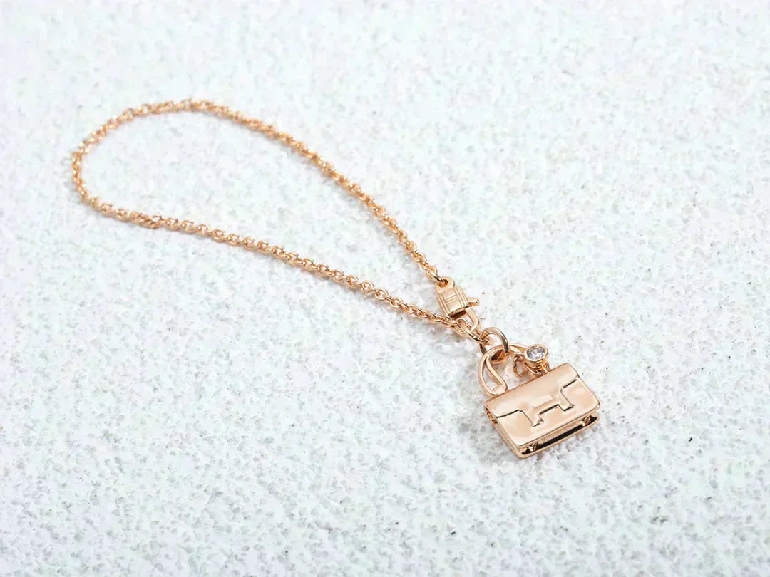[⭐Glow]AMULETTE PEDANT ROSE GOLD NECKLACE