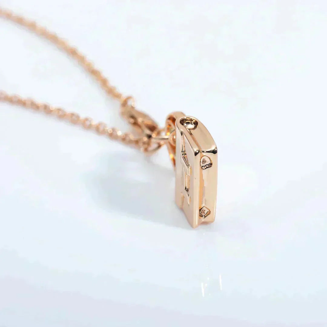 [⭐Glow]AMULETTE PEDANT ROSE GOLD NECKLACE